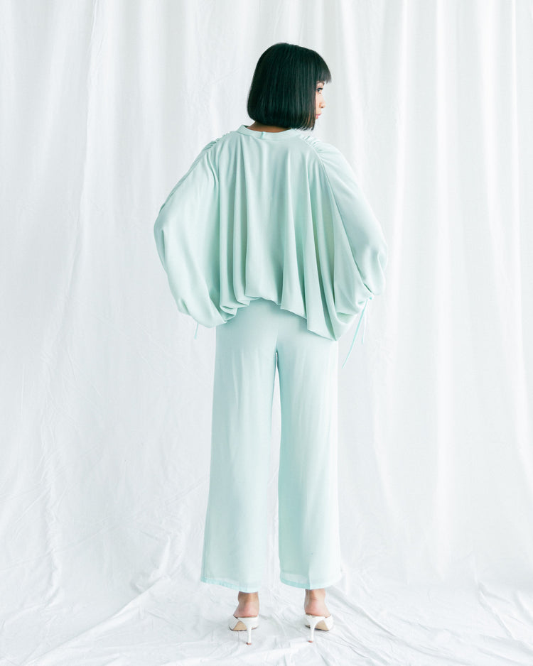 Hayley Co Ord with Capri Pants In Mint